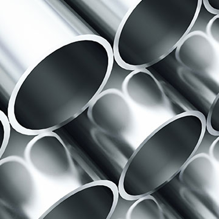 Polished stainless steel tube