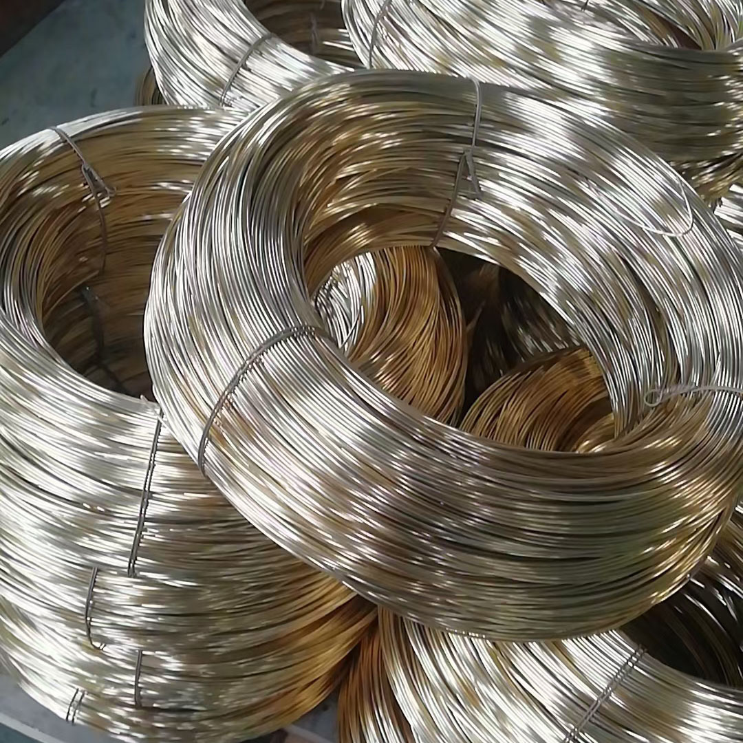 Stainless steel copper plated wire