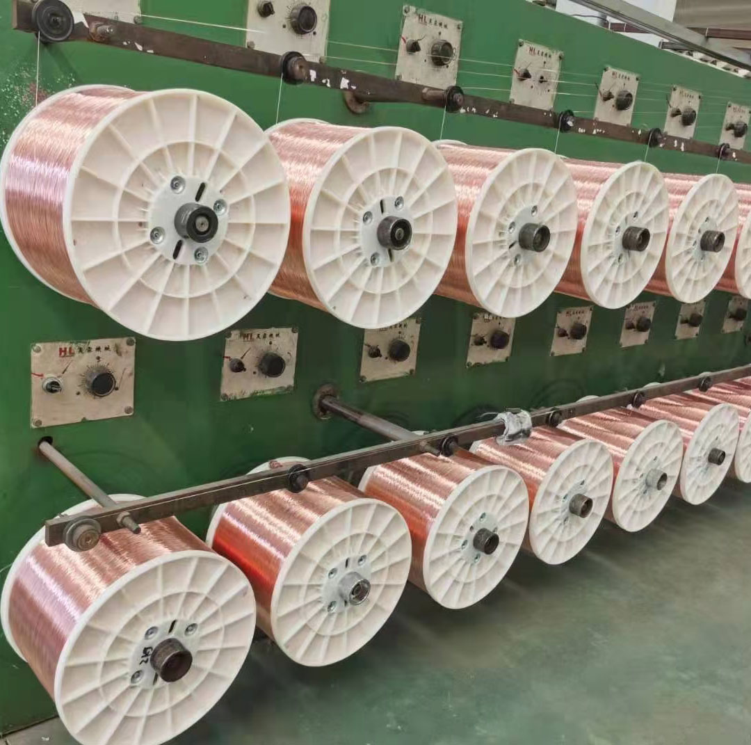 Stainless steel copper plated wire