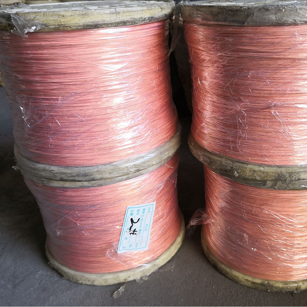 Stainless steel copper plated wire