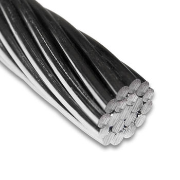 Non galvanized steel wire rope
